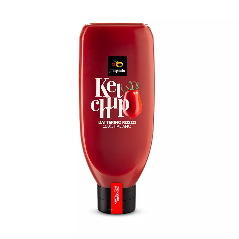 Grangusto Ketchup Italiano Rosso 900g - Collo da 6pz